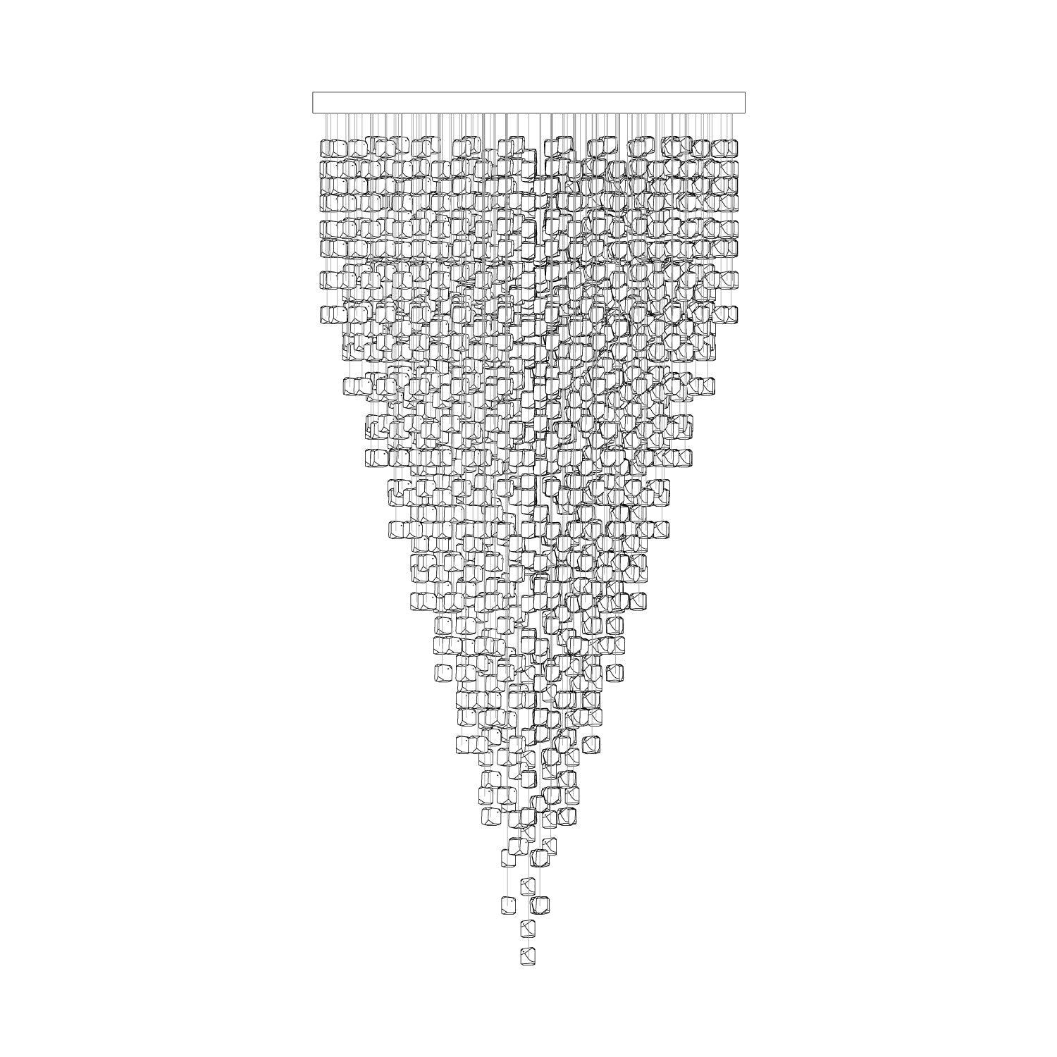 Veshaa Postmodern Luxury Stone Crystal Chandelier - Blowlighting