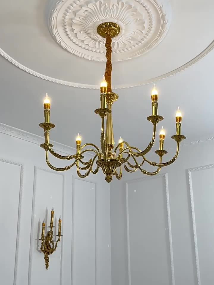 Cevynara Lustre Métallique Postmoderne de Luxe