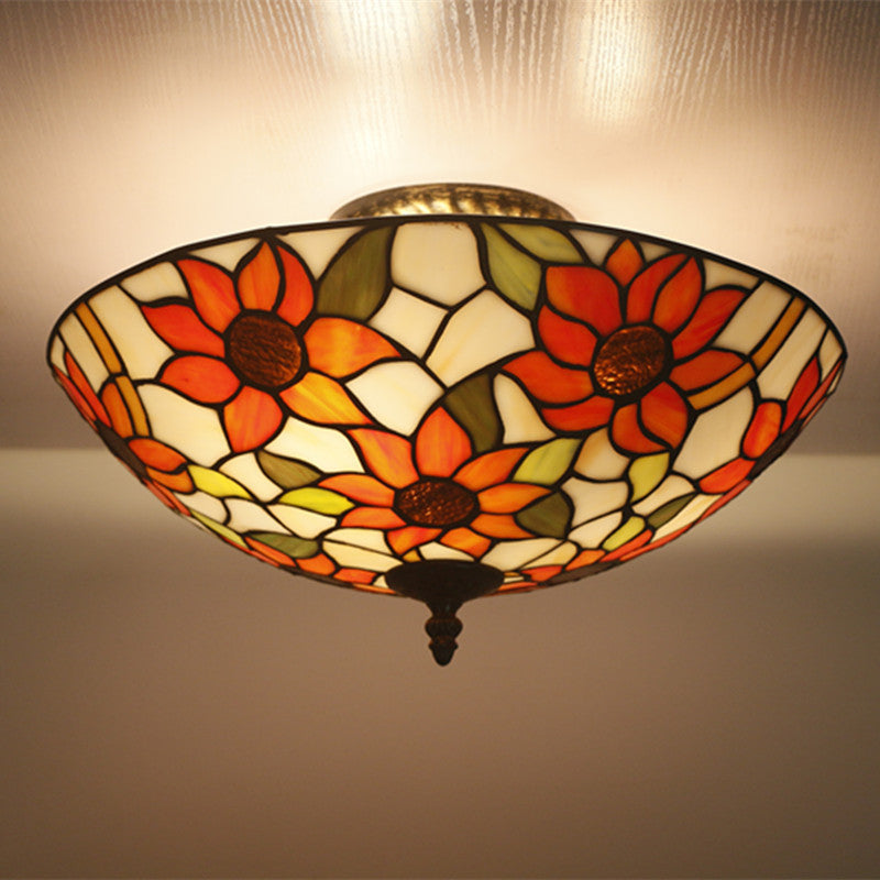 Tiffany Luxe Plafonnier Tournesol Chambre À Coucher/Salon