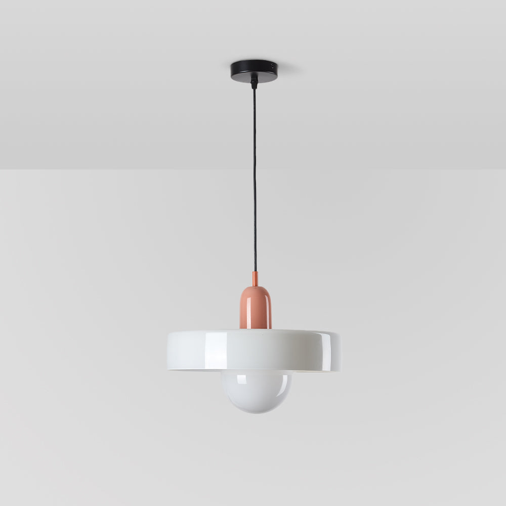 Valentina Suspension Ronde Vintage Verre Salon