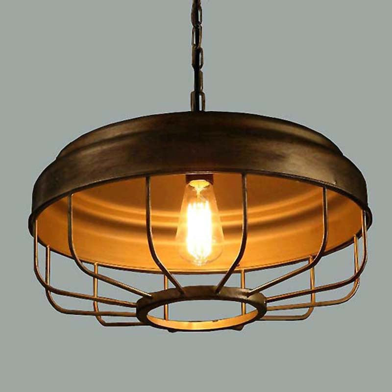 Silva Industriel LED Suspension Métal/Verre Chambre À Coucher/Salle À Manger