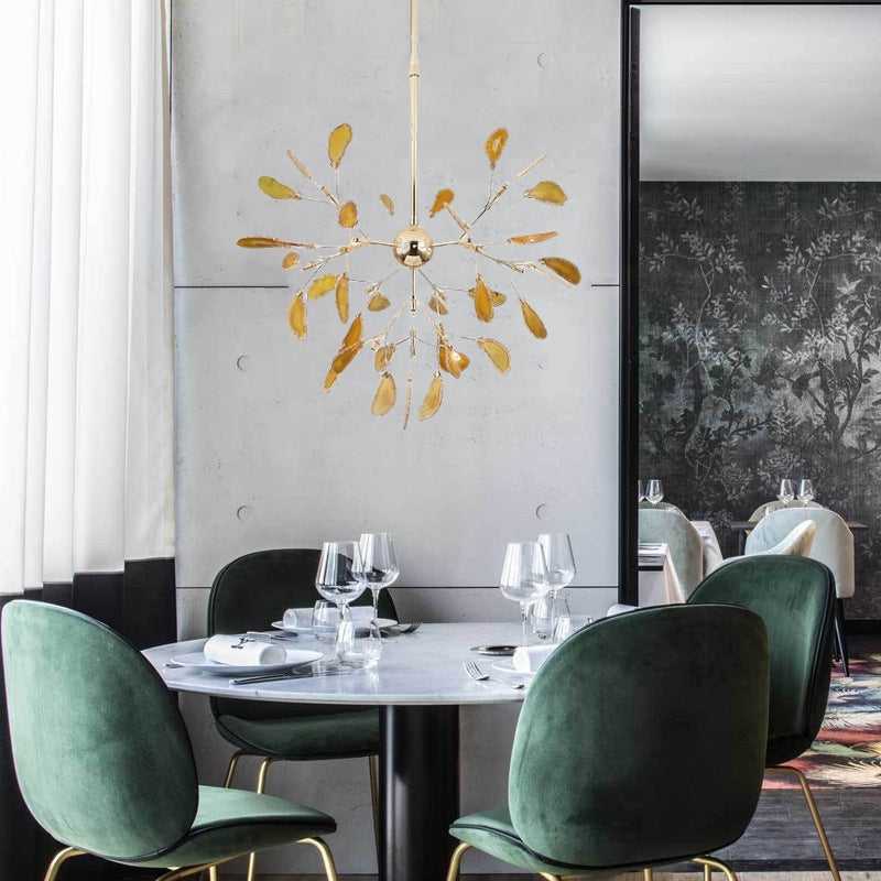 Arisha Lustre Coloré Branche Feuille Design, Salon/Chambre