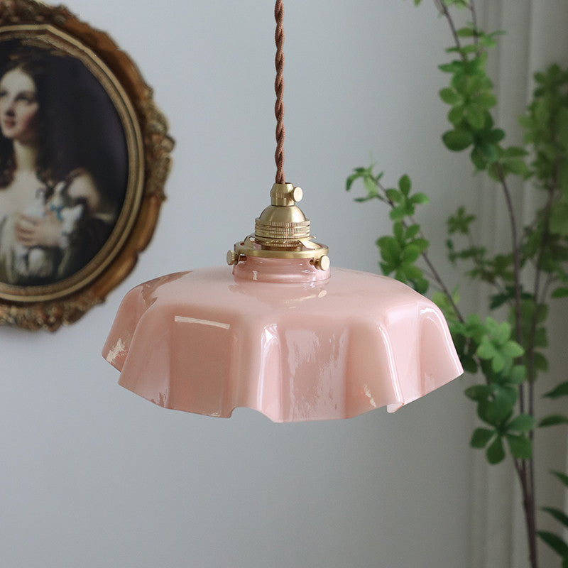 Valentina Vintage LED Suspension Métal/Verre Chambre À Coucher