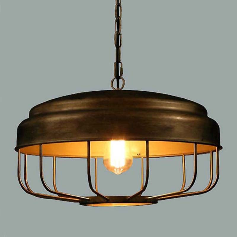 Silva Industriel LED Suspension Métal/Verre Chambre À Coucher/Salle À Manger