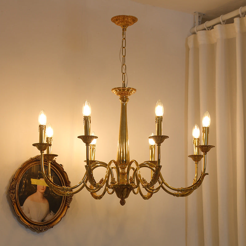 Cevynara Lustre Métallique Postmoderne de Luxe