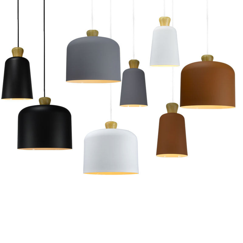 Valentina Minimalisme Suspension Rouge/Noir/Gris/Marron Chambre à coucher
