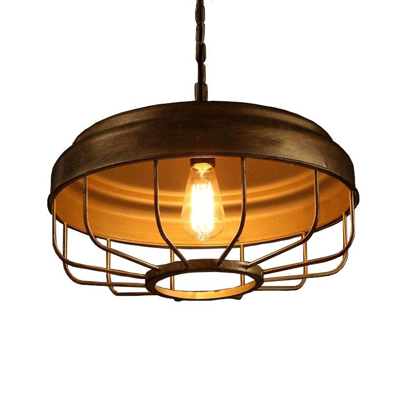 Silva Industriel LED Suspension Métal/Verre Chambre À Coucher/Salle À Manger