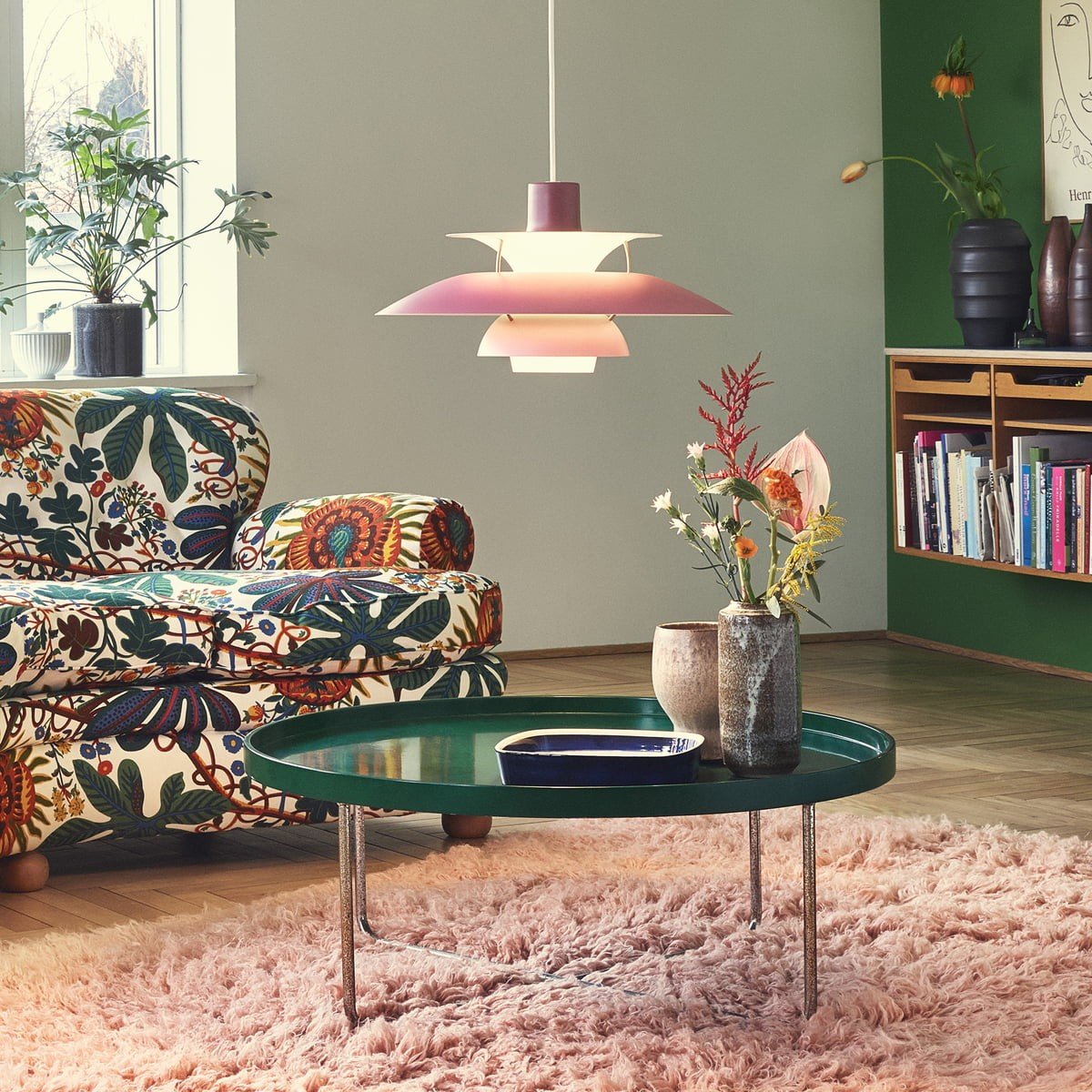 Aria Suspension Macaron avec Abat-Jour, 15 Coloris