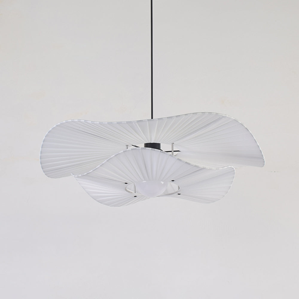 Ritta Suspension Petale Retro, Metal/Tissu, Blanc, Chambre à Coucher
