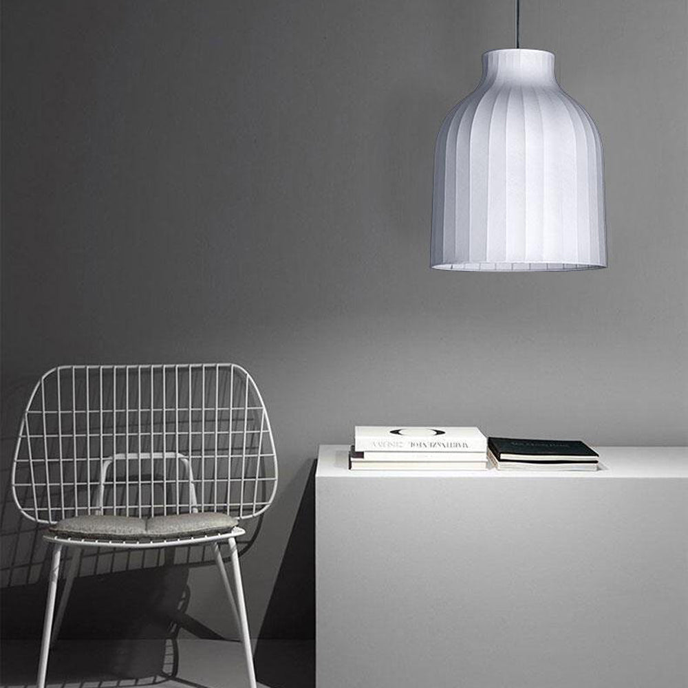 Ritta Suspension Vintage, Métal/Soie, Blanc, Salle à Manger