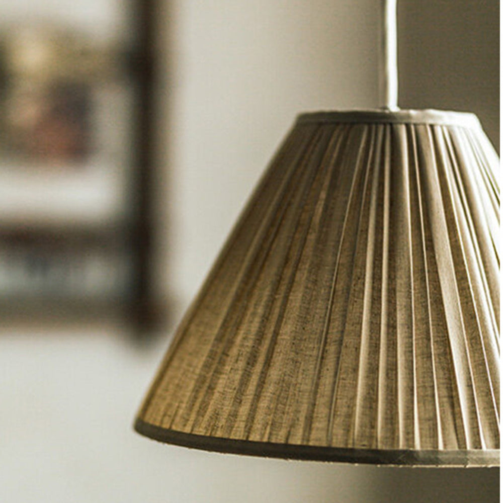 Ritta Suspension Vintage, Métal/Tissu, Brun, Salon