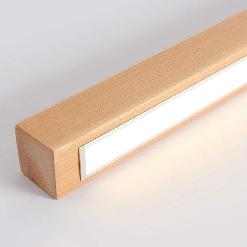 Ray Plafonnier Longue Linéaire Simple, Bois, Couloir/Chambre