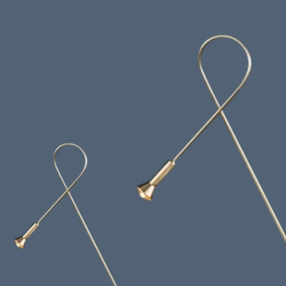 Arisha Linéaire Moderne LED Lampadaire Doré Or Métal/Acrylique Extérieur