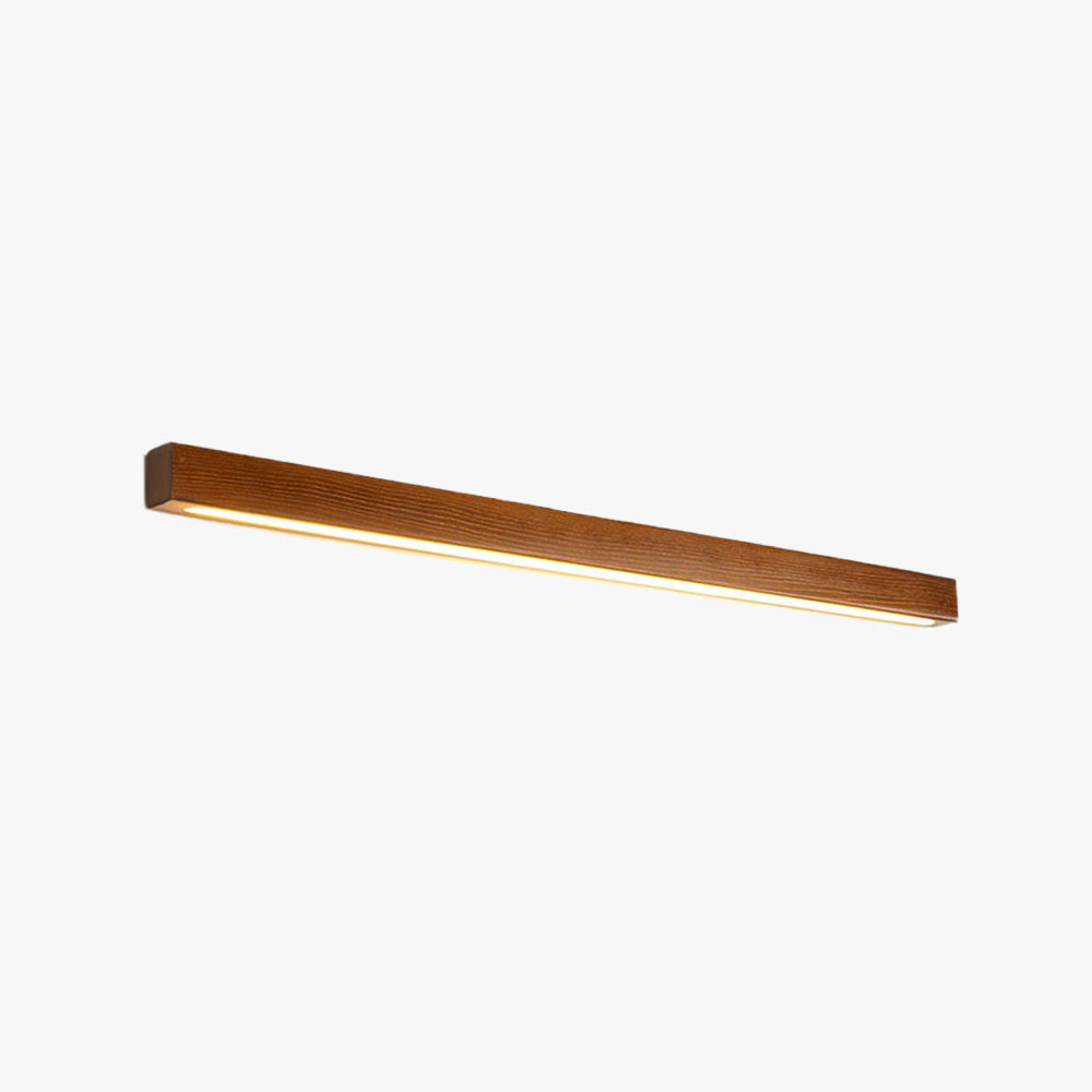 Muto Applique Murale Linéaire Minimaliste Bois Marron/Bois Chambre
