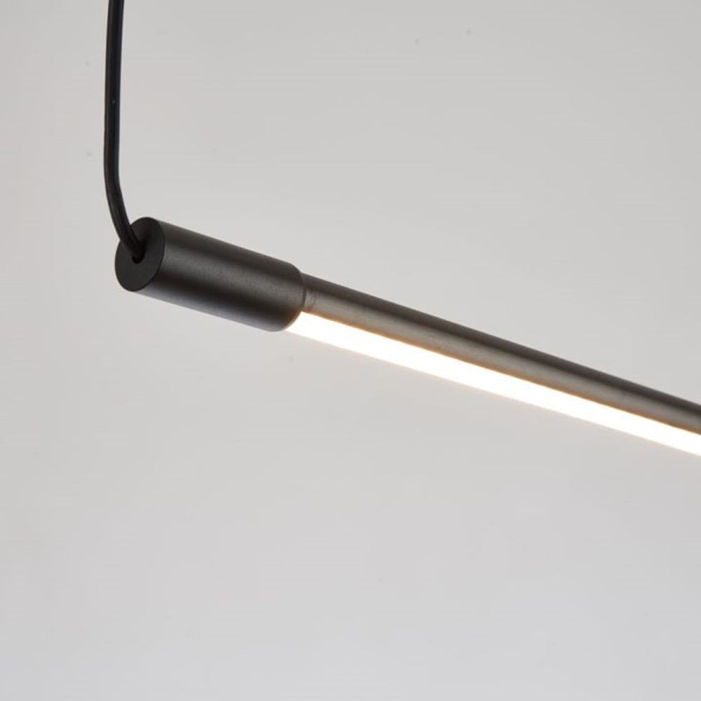 Arisha Suspension Linéaire Minimaliste Noir Chambre