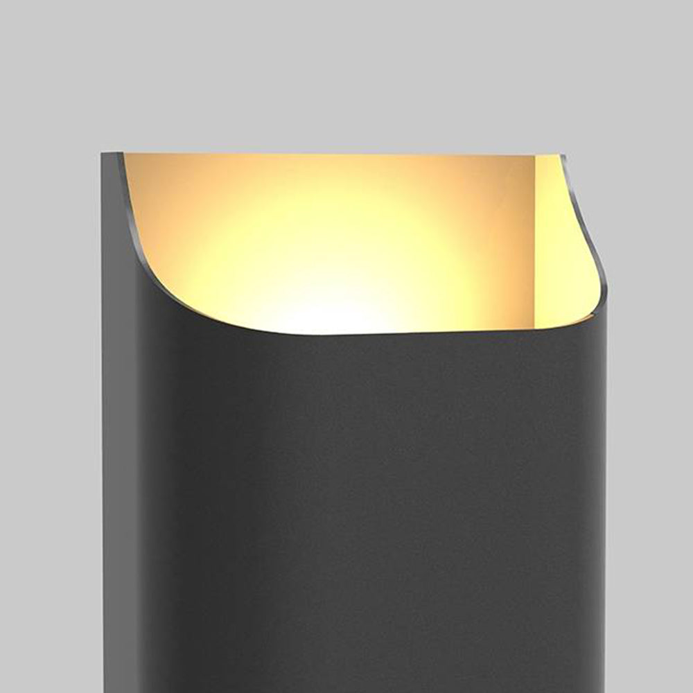 Ray Vintage Design LED Applique Murale Noir Métal Extérieur