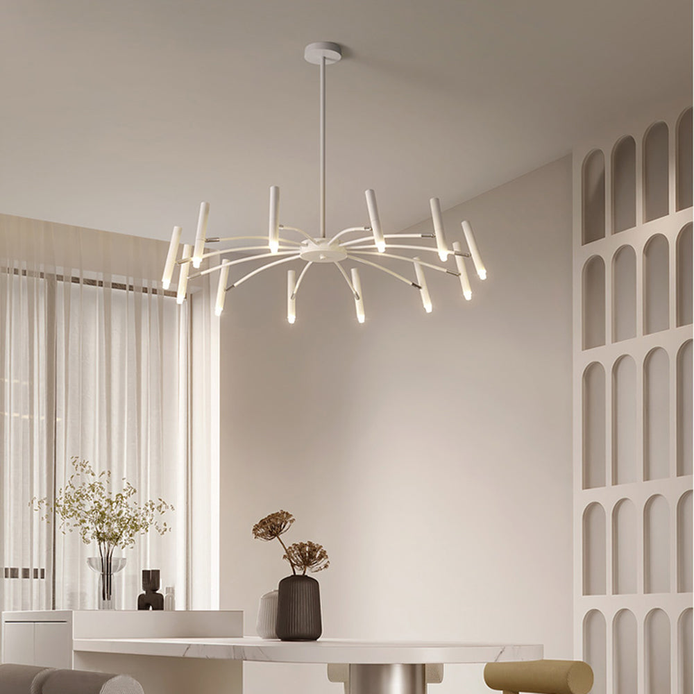 Arisha Lustre Simple Noir/Blanc Etude/Salon/Salle à Manger