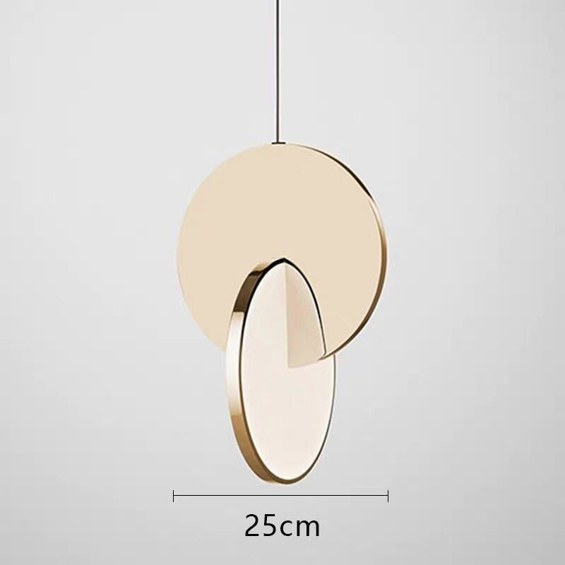 Arisha Luminaires Suspension Minimaliste Métal Or/Argent Salon