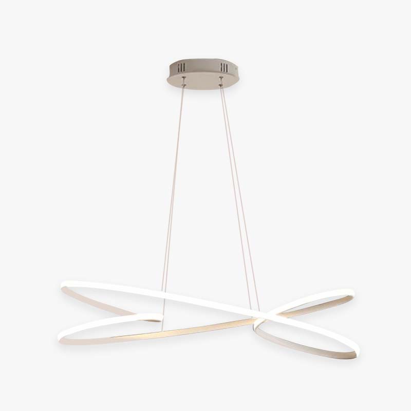 Arisha Luminaires Suspension Papillon LED Moderne Métal Salle à manger