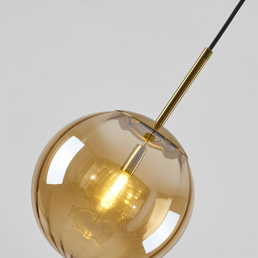 Valentina Suspension Boule Moderne, Métal/Verre