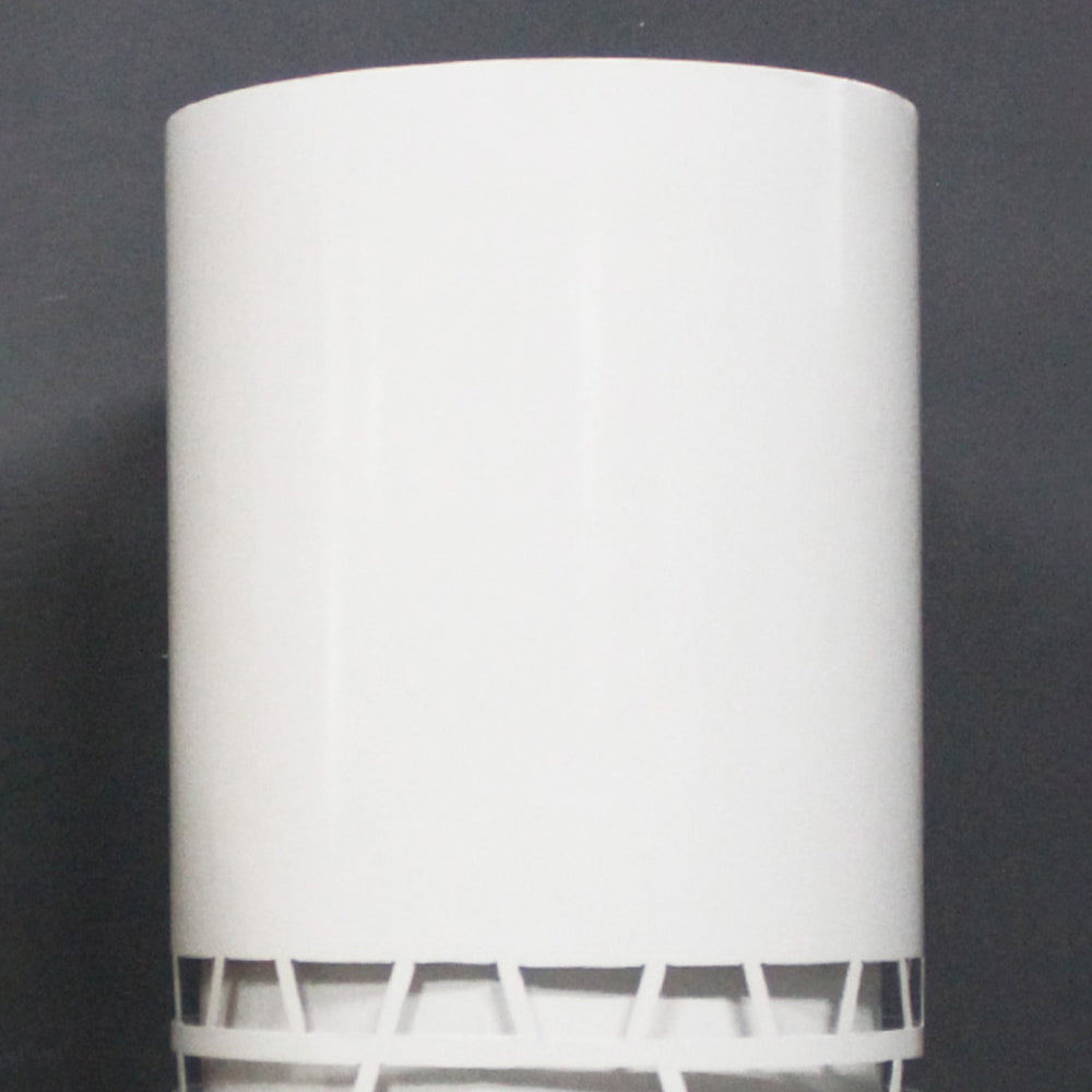 Ray Ronde LED Lampe de Table Blanc Métal/Acrylique Extérieur Jardin