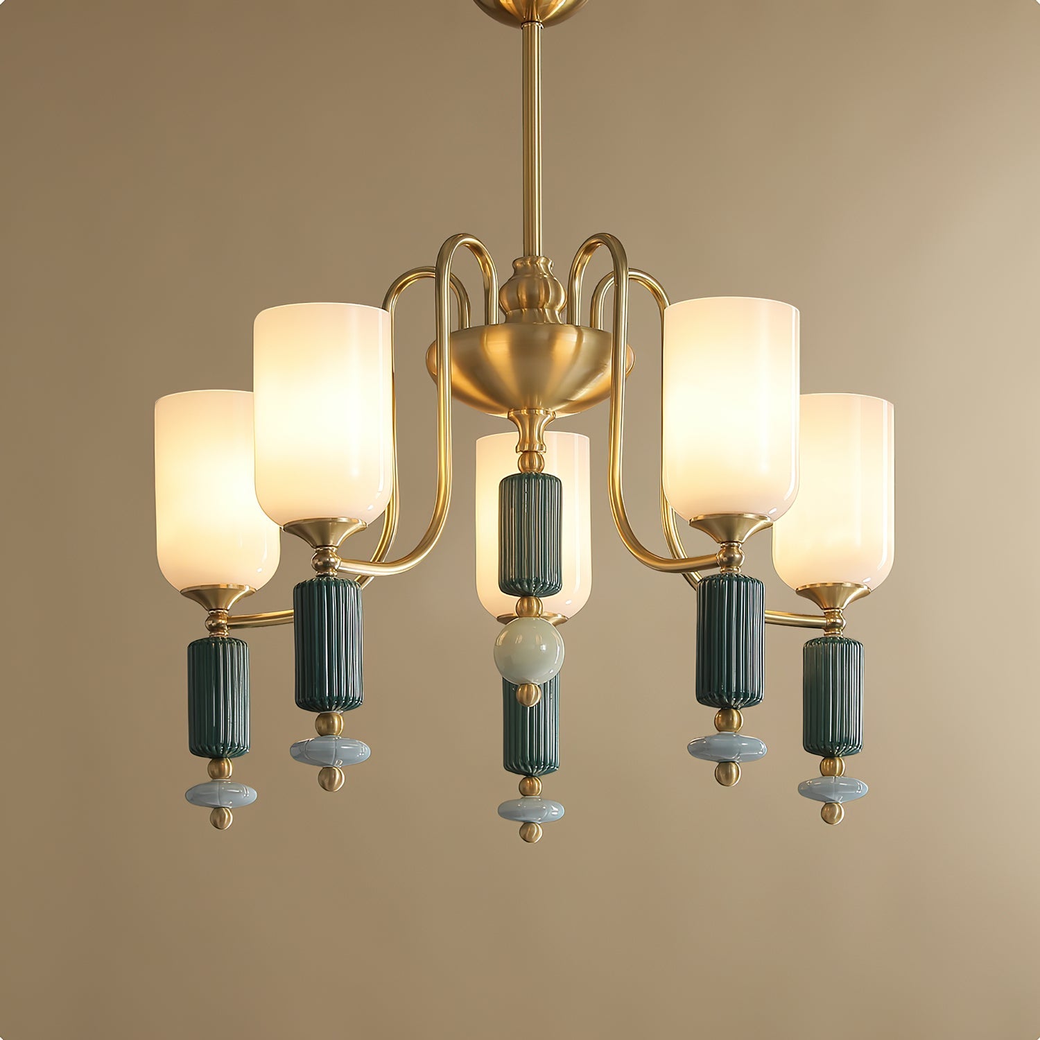 Luceren Ceramic Chandelier - Vakkerlight