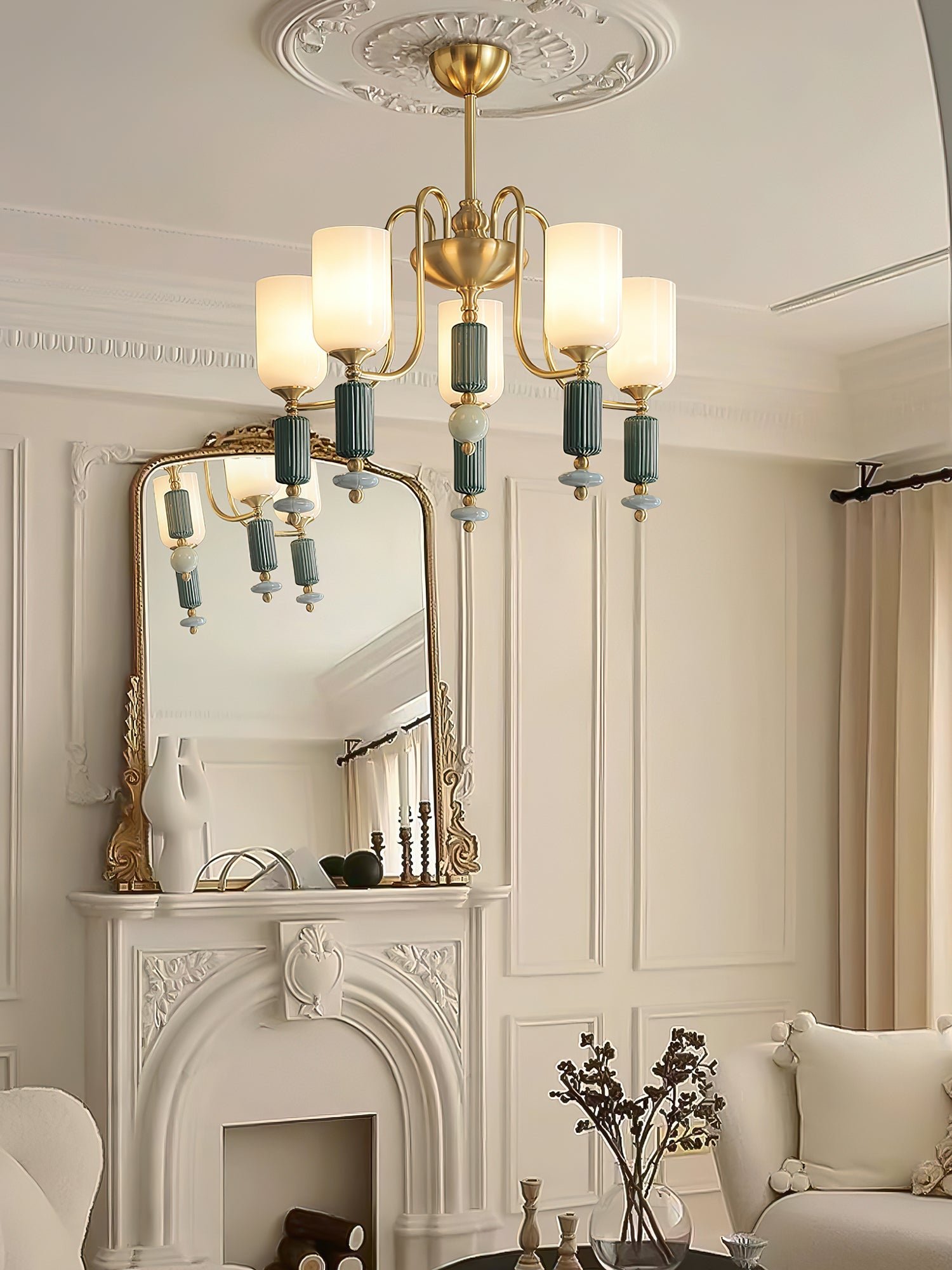 Luceren Ceramic Chandelier - Vakkerlight