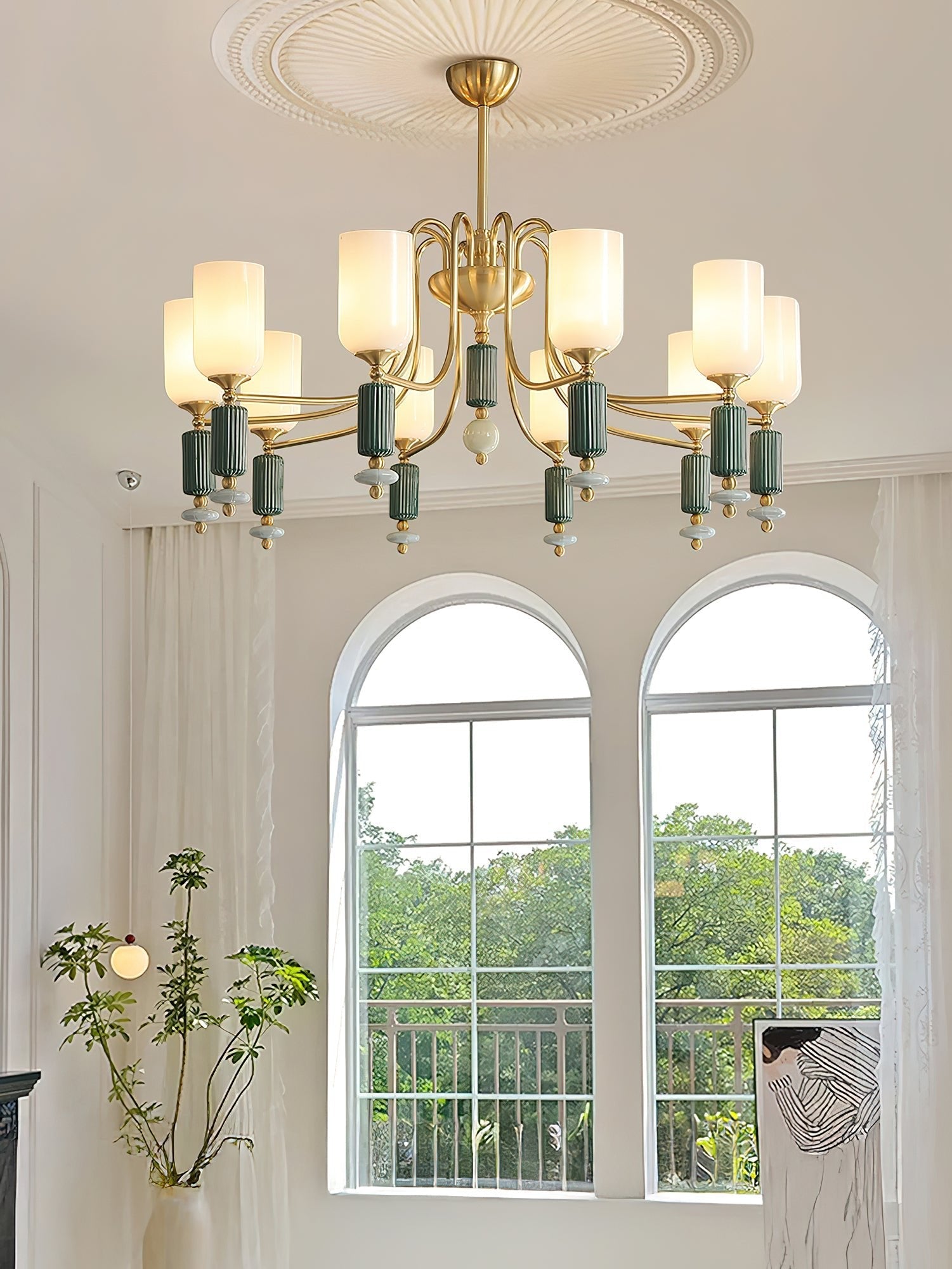 Luceren Ceramic Chandelier - Vakkerlight