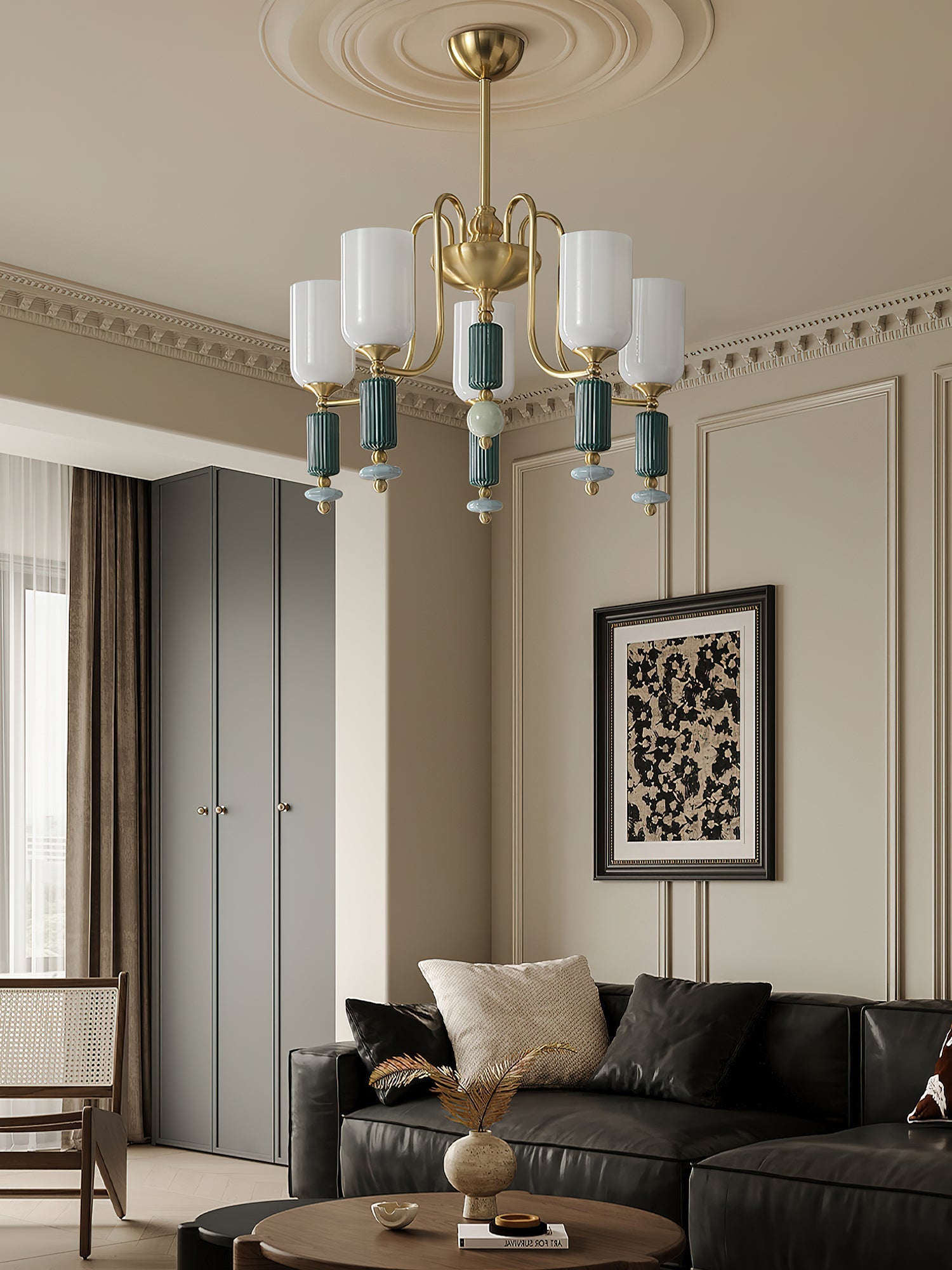 Luceren Ceramic Chandelier - Vakkerlight