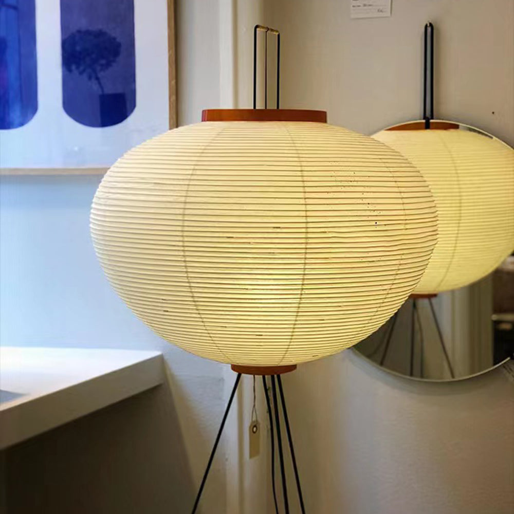 Ritta Design Lampadaire Simple Métal/Papier Blanc Bureau/Salon