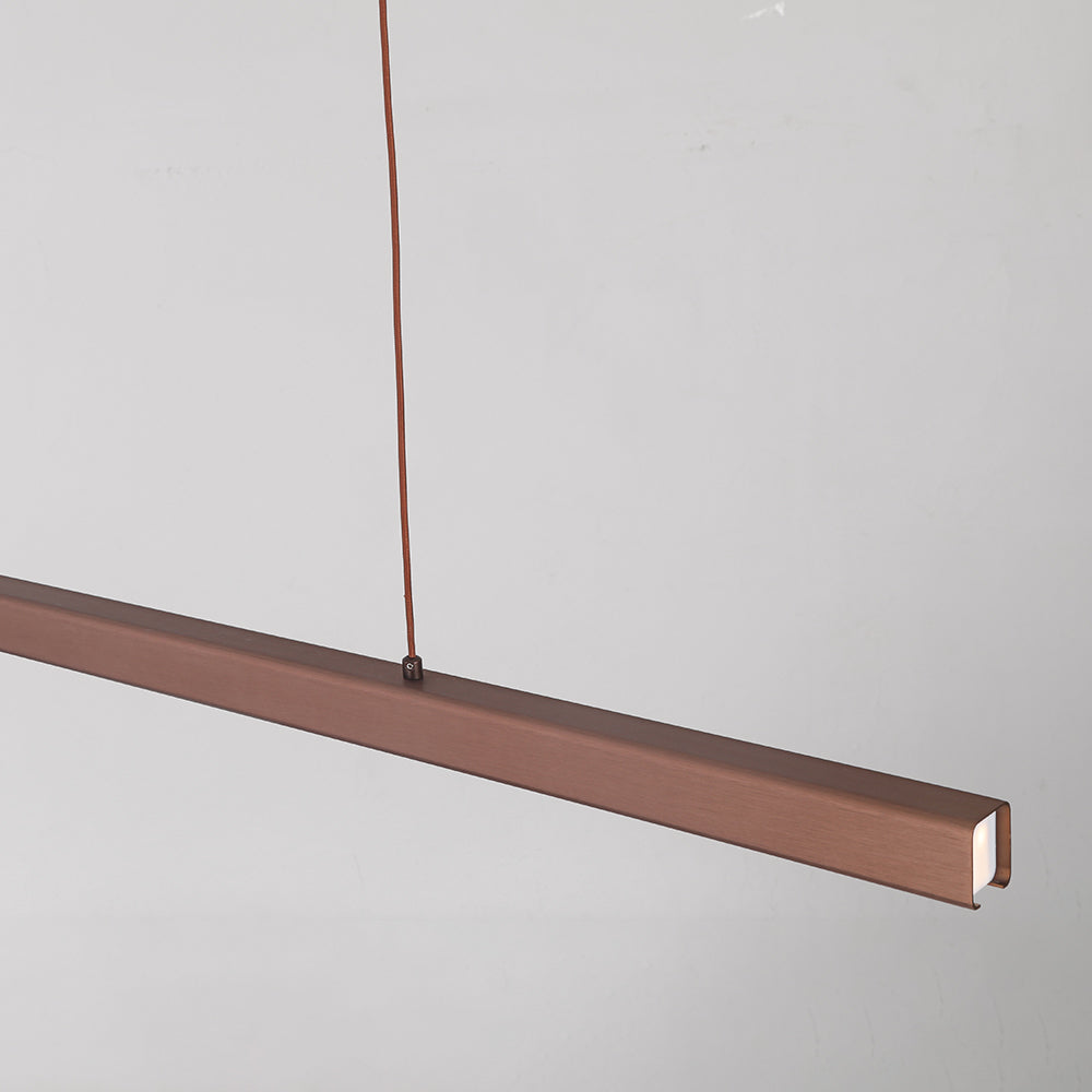 Arisha Suspension Linéaire Moderne Noir/Marron Salon