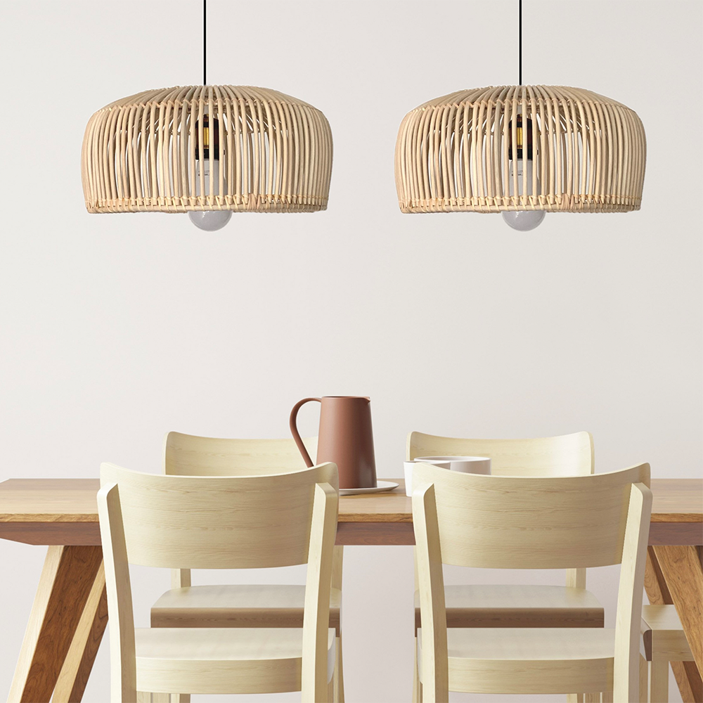 Ritta Noix de Coco Bosquet Suspension Rotin Chambre à Coucher Salle à Manger