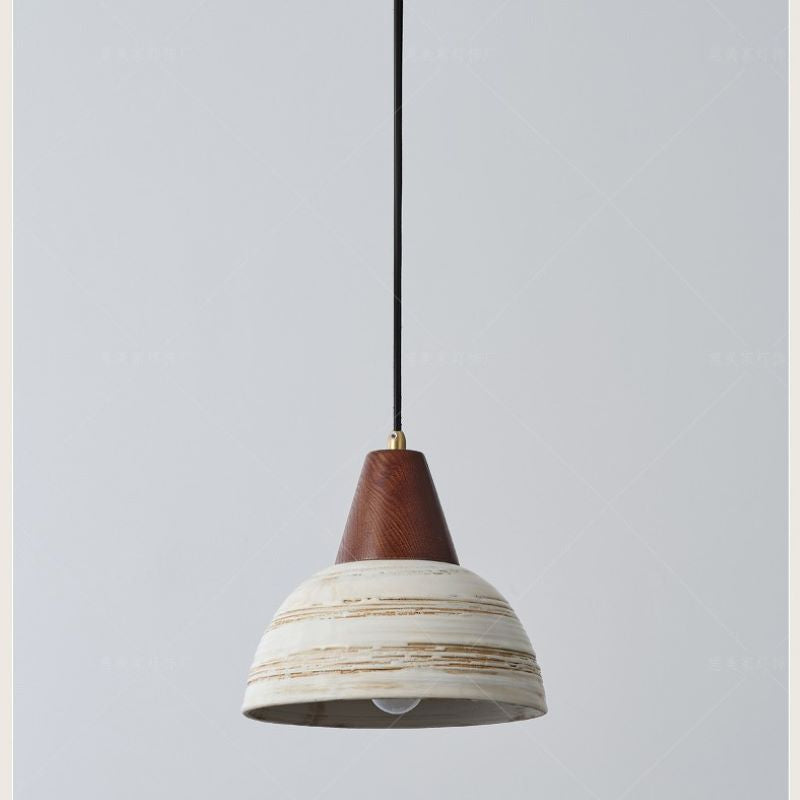 Muto Nordique LED Suspension Métal/Céramique/Bois Chambre À Coucher