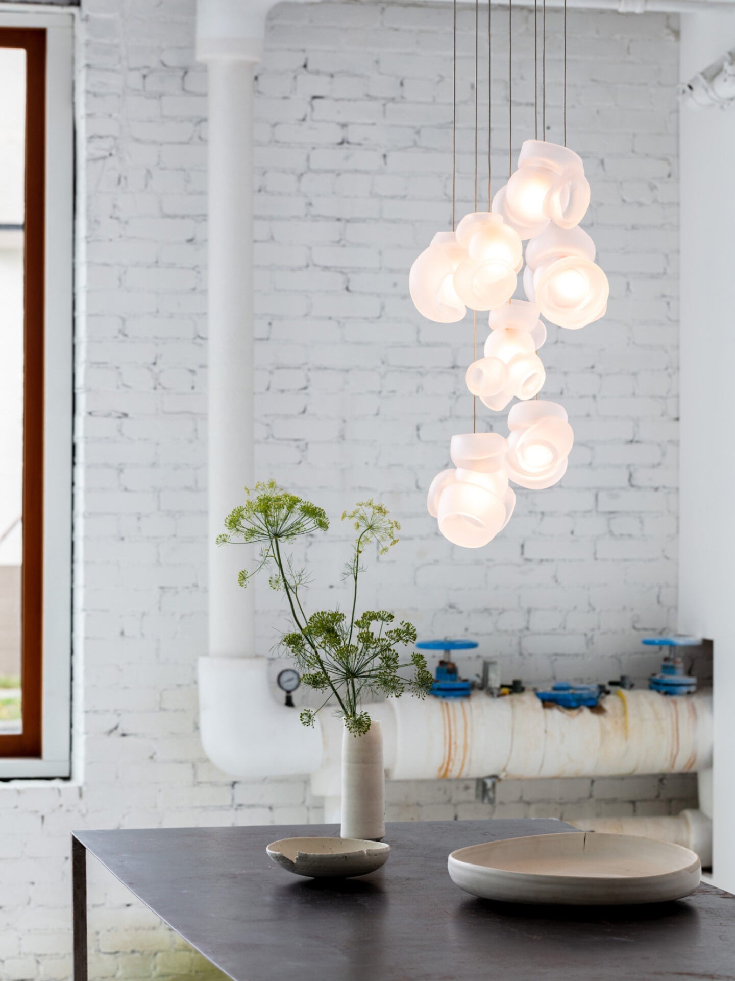 Ushaor Individual Creativity Glass Pendant Light - Lamp Copper