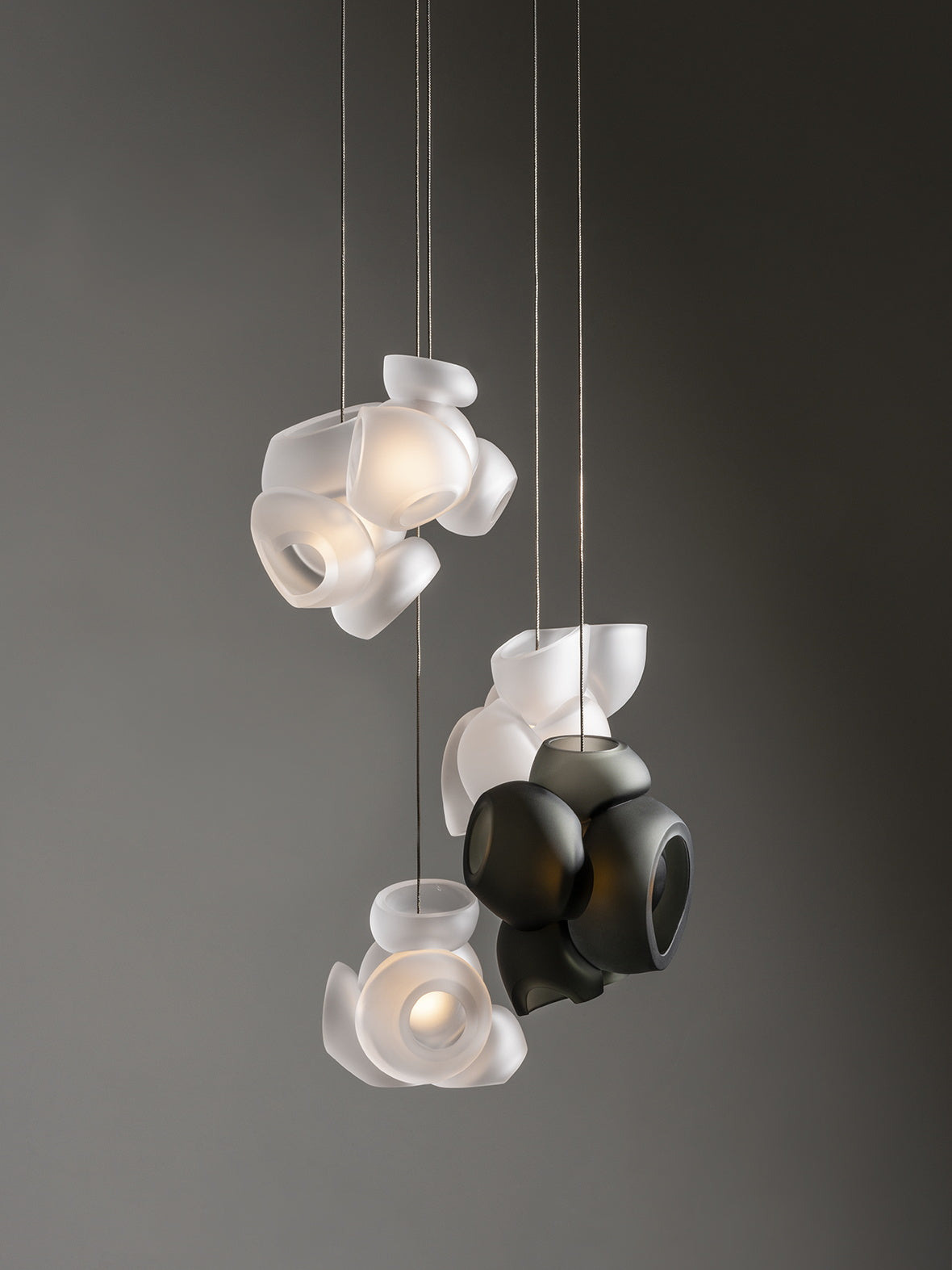 Ushaor Individual Creativity Glass Pendant Light - Lamp Copper