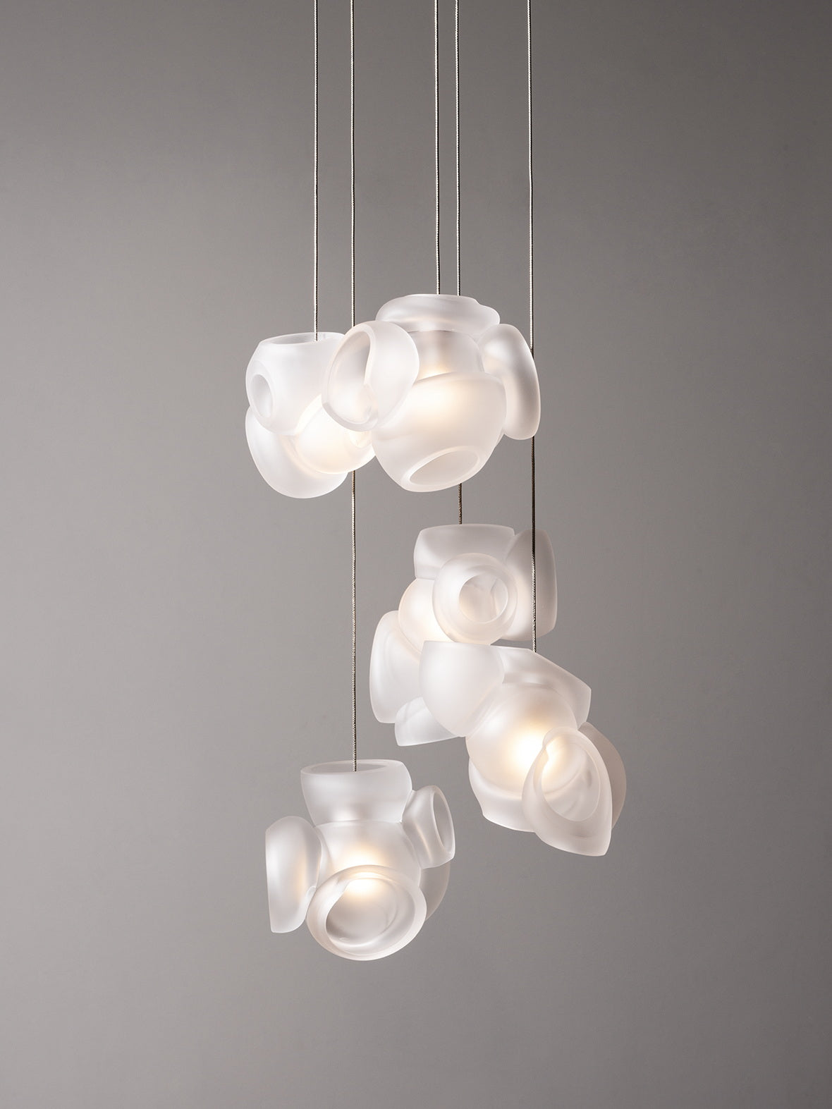 Ushaor Individual Creativity Glass Pendant Light - Lamp Copper
