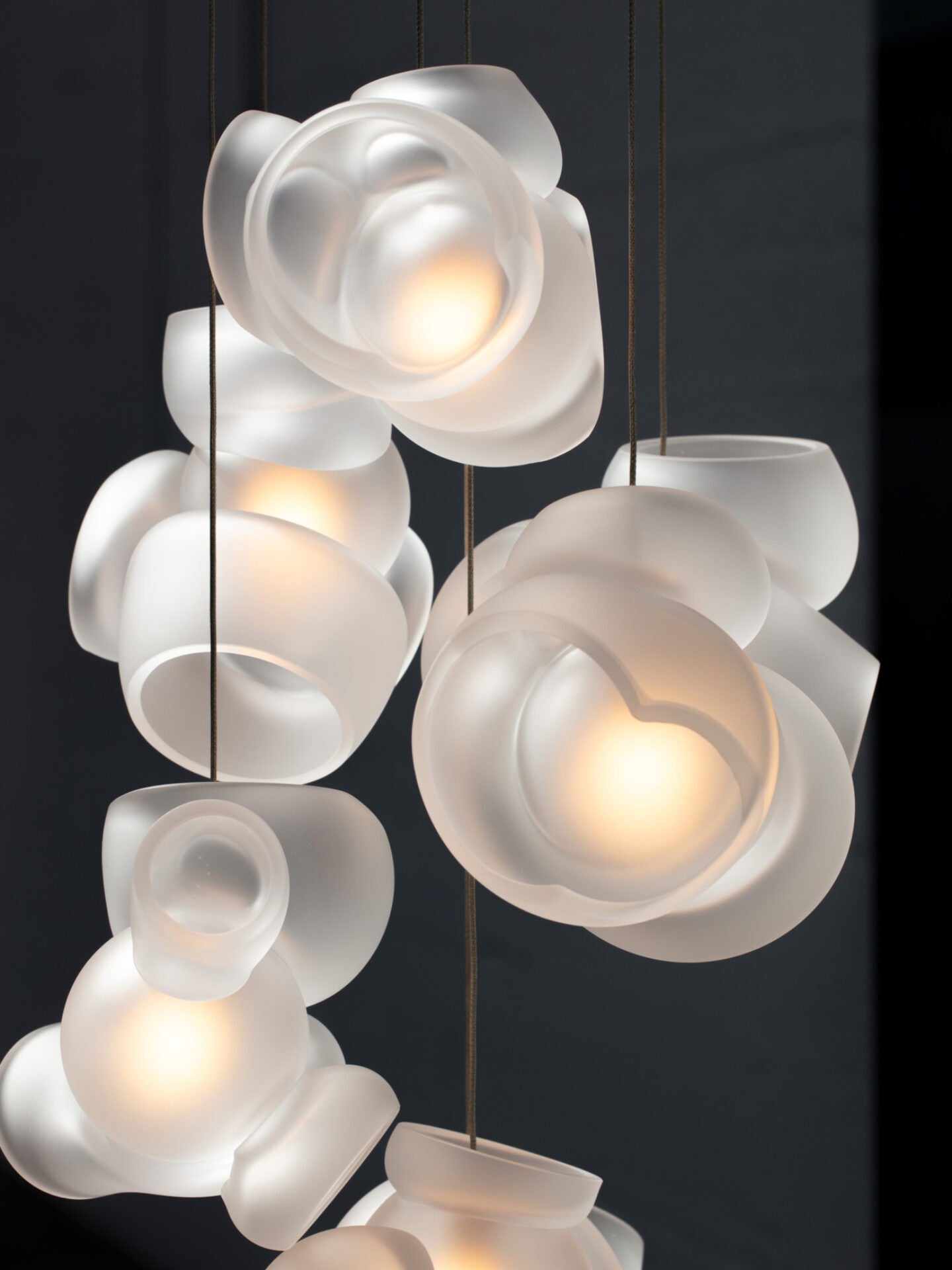 Ushaor Individual Creativity Glass Pendant Light - Lamp Copper