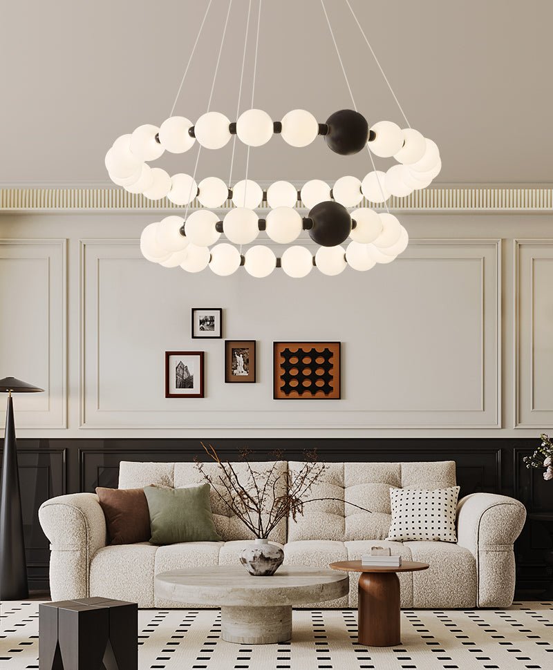 Shine Lustre Moderne Anneau de Perles Célestes