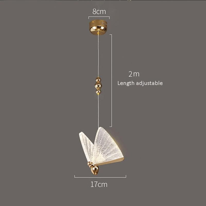 Arisha Moderne Luminaires Suspension Doré Animal