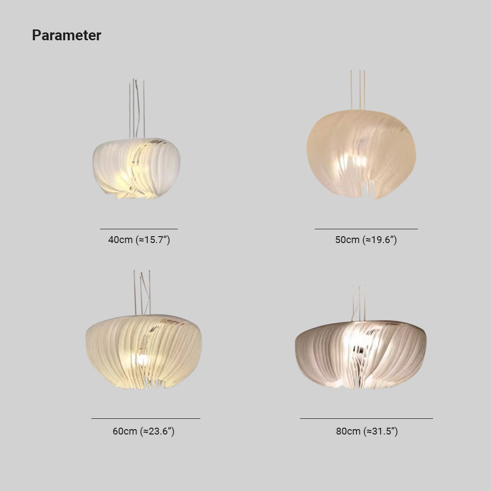 Ritta Suspension Nuage Simple, Aluminium/Peau de Mouton, Blanc, Chambre