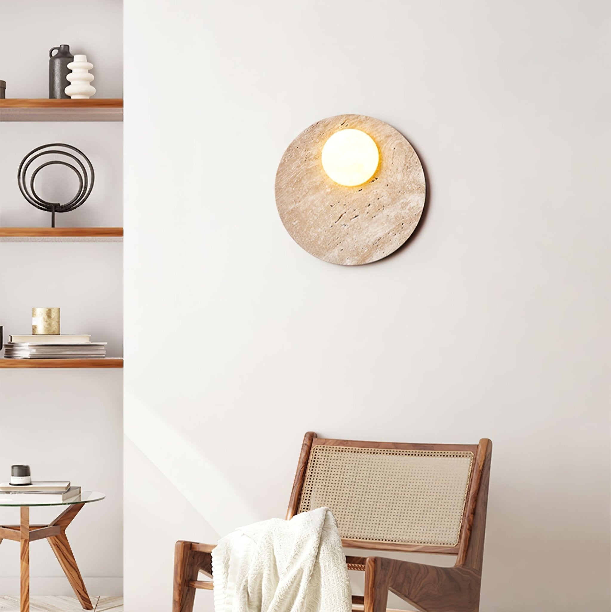 Vizoriel Travertine Wall Light - Letslighting