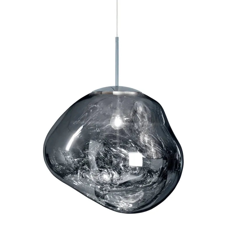 Valentina Suspension Moderne en Verre Coloré Irregulier