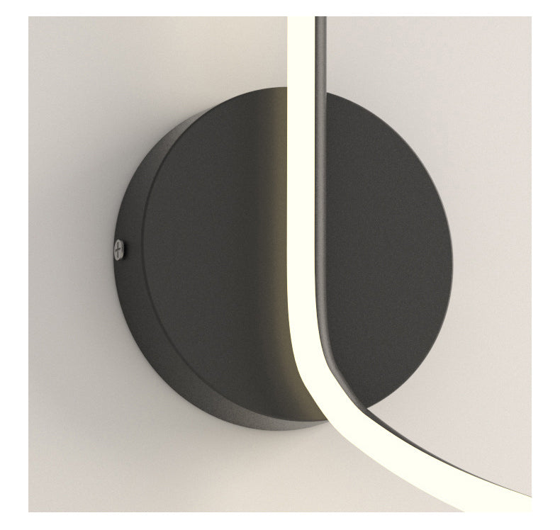 Arisha Applique Murale LED Spirale Moderne Pour Chambre, Couloir, Salon