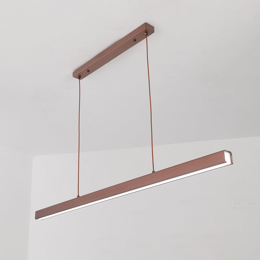 Arisha Suspension Linéaire Moderne Noir/Marron Salon