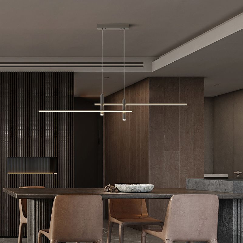 Arisha Design Italien Suspensions Longue Linéaire Moderne