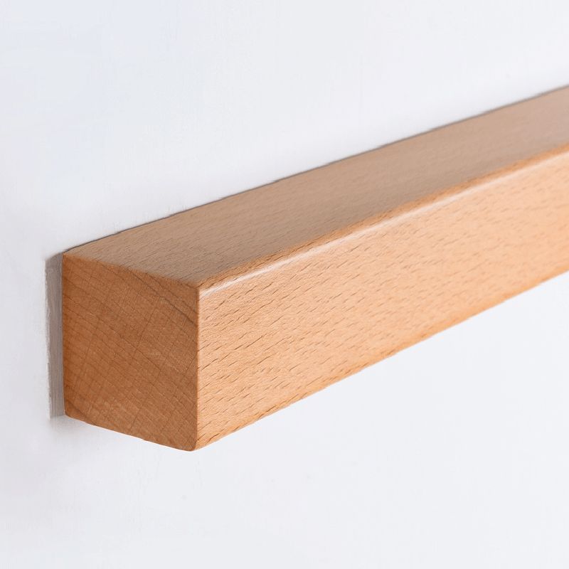 Muto Applique Murale Miroir Linéaire Minimaliste Bois Salon