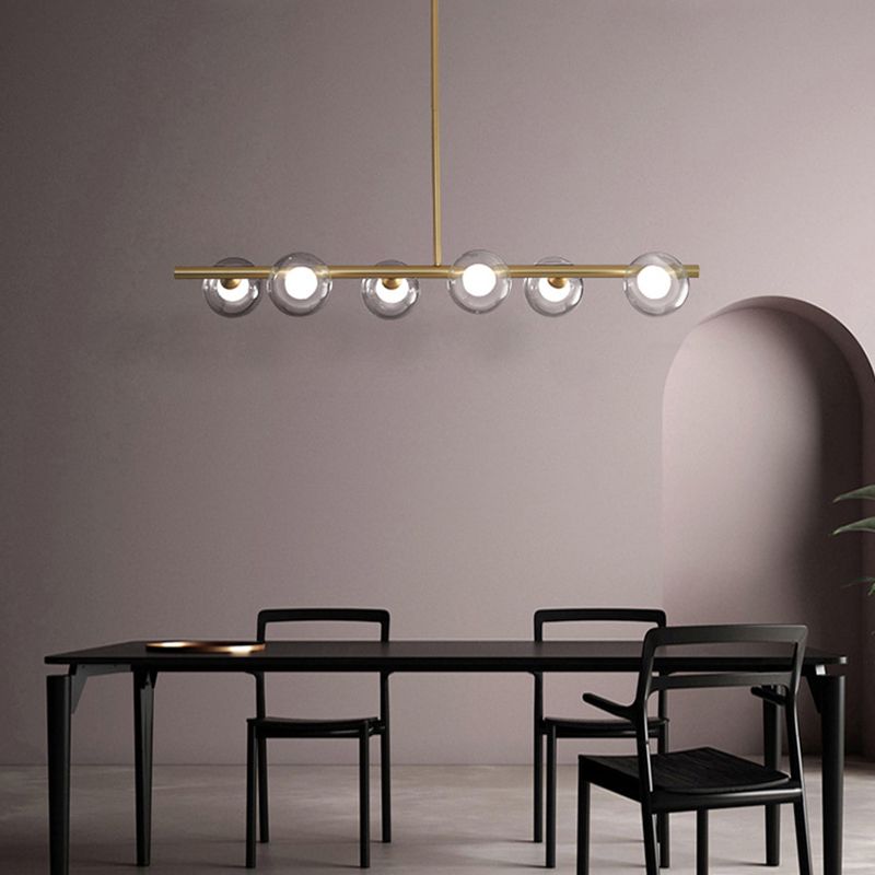 Valentina Suspension Linéaire, 2 Couleur, 5/6 Lumières