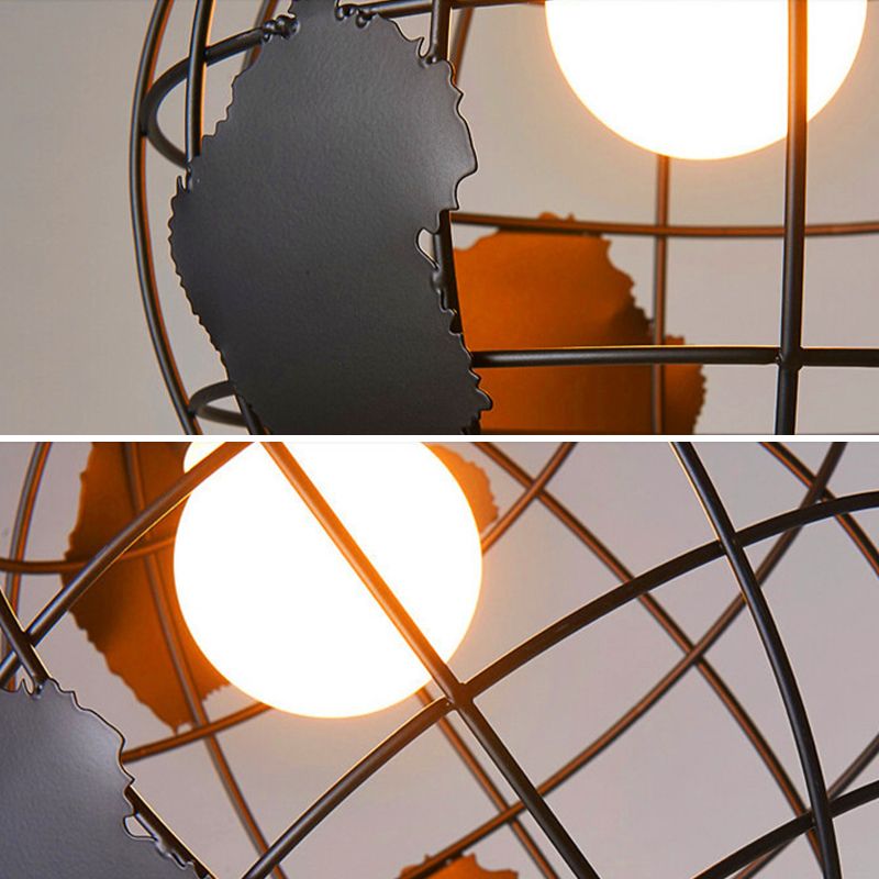 Silva Suspension Sphère/Multi Moderne, Métal, Noir/Blanc, Salon