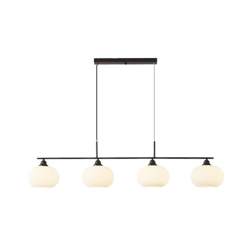 Valentina Suspension Multi Moderne, Métal/Verre, Noir/Or, Salon