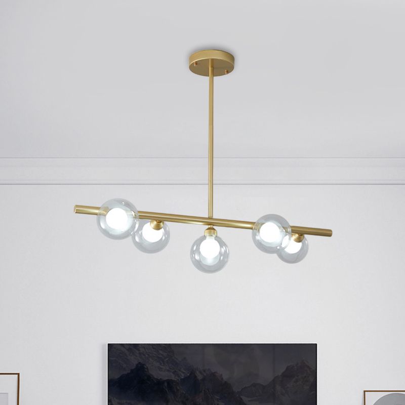 Valentina Suspension Linéaire, 2 Couleur, 5/6 Lumières